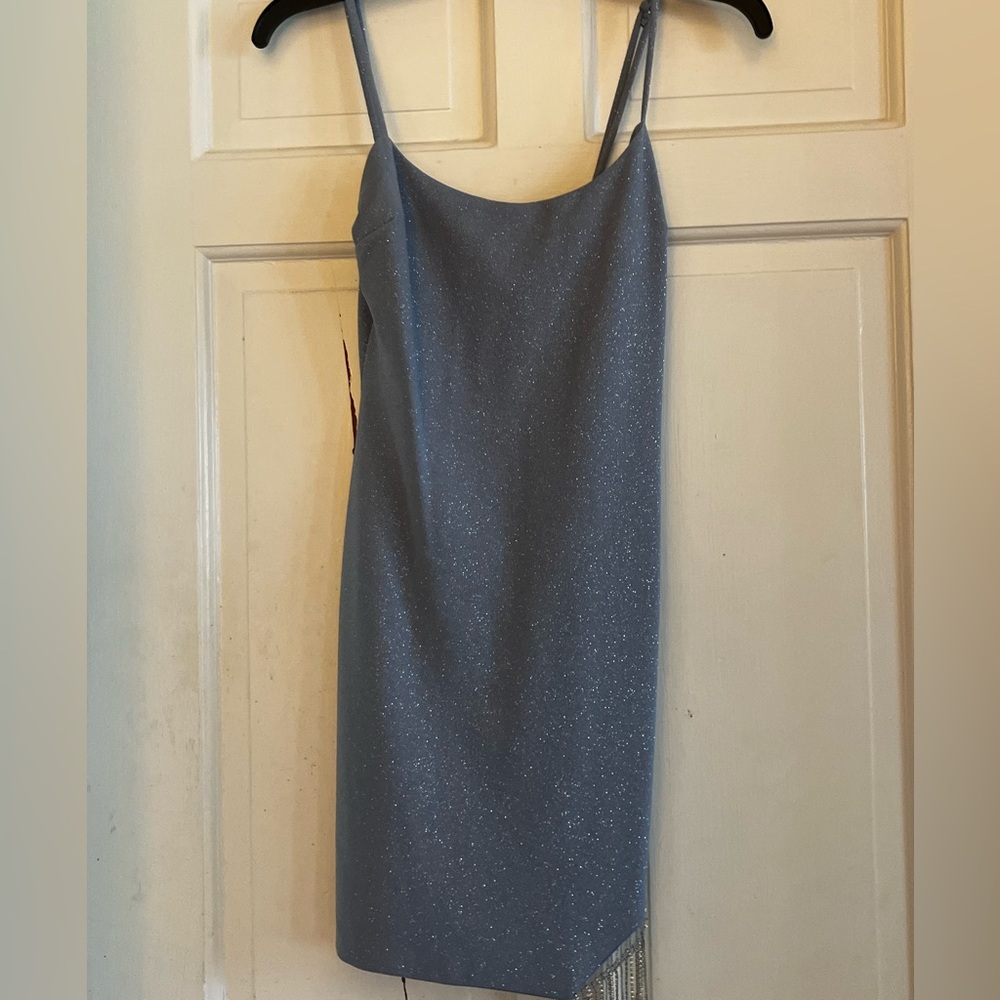 Dillards pink sparkling dress